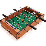 Mini Pebolim Totó Futebol De Mesa 10x31x51cm Bolas E Placar