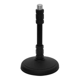 Mini Pedestal Suporte Microfone Bumbo Ampli Cajon Fixo 19cm