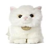 Mini Pelúcia Gato Branco Angorá Da