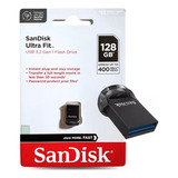 Mini Pen Drive 128gb Ultra Fit Usb3 1 130mbs Sandisk Lacrado