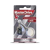 Mini Pendrive 8gb Masterdrive Platinum - Pen Drive 8gb Rápido Tipo Chaveiro Original à Prova D'agua…