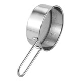 Mini Peneira De Farinha De Aço Inoxidável Com Alça