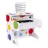 Mini Piano Eletronico Infantil De Madeira Montessori   Janod Cor Branco