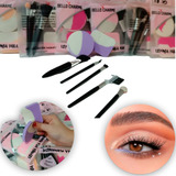 Mini Pincel E Esponja De Maquiagem Sombra blush Sobrancelha