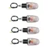 Mini Pisca Seta Titan 125/150 Lente Cristal Universal 4 Pçs
