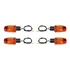 Mini Pisca Seta Titan 125/150 Lente Laranja Universal 4 Pçs