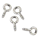 Mini Pitão Rosqueável Prata 100 Pcs 5x10mm Artesanato