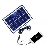 Mini Placa Painel Solar 6w 6v Carregador De Celular E Outros