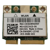 Mini Placa Wi-fi Dw1501 Bcm94313hmg2l P/ Note Dell N4030