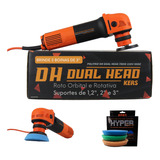 Mini Politriz Dual Head 3 Suportes Rotativa Orbital Kers