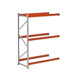 Mini Porta Pallet Continuação 250KG Com 3 Longarinas 2 00 X 1 20 X 0 60 Sem Bandeja ULTRA Móveis