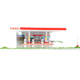 Mini Posto Esso P maquetes Dioramas Esc 1 87 Leia Descrição