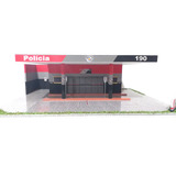 Mini Posto Polícia Militar Sp P maquetes Diorama 1 64 Leia D