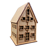Mini Prédio Mini Hotel Para Maquete Artesanato Pintura Mdf