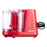 Mini Processador 100w Amvox Apr1001 Red 350ml 220v