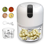 Mini Processador Alimentos Moedor Elétrico Alho Sem Fio