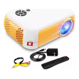 Mini Projetor A10 Filme De Cinema Em Casa Com Lcd Hd 1080p