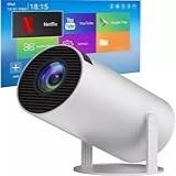 Mini Projetor Portatil 5g Wifi 6 Bluetooth 5-0 AOPVUI Android 11 HY300 Projetor 4K 1080 Full HD Suporte 8000 Lumens Para Celular LED Projete Até 130 Polegadas