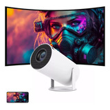 Mini Projetor Smart 4k Wifi 1080p Hd Hy300 Cor Branco