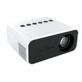 Mini Projetor T500 Led Cinema Filmes 1080p Usb Portátil Cor Branco Voltagem 110v 220v