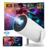 Mini Projetor Wi-fi Profissional Hy300 Android 11, Projetores Domésticos Baratos, 4k 1080p Full Hd, Projetor Led Com Correção Horizontal Automática, Projetor Giratório De 180° Para Telefone Branco
