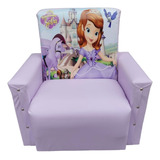 Mini Puff Sofa Infantil (poltrona/sofazinho) Princesa Sofia