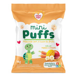 Mini Puffs Snack P crianças Manga E Cenoura 15g nhamimami