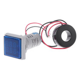 Mini Quadrado Led Digital Voltímetro Amperímetro Sinal De