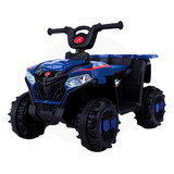 Mini Quadriciclo Elétrico Infantil Bateria 6v Luz E Música Cor Azul Voltagem Do Carregador 110v 220v