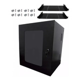 Mini Rack 12u X 400mm 19 Pol Max Eletron Com 2 Bandeja