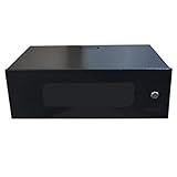 Mini Rack 19- 03u X 350MM Preto C- 02 Chaves Max Eletron 4040