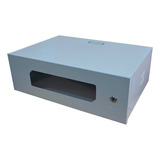 Mini Rack 3u 19 X 350mm Porta Visor Acrílico Para Dvr Cftv Cor Branco