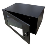 Mini Rack 5u Dvr Caixa Organizadora Parede Rede Cftv