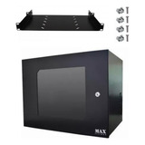 Mini Rack 8u X 350mm 19 Pol Max Eletron Com Bandeja