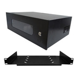 Mini Rack Caixa Organizador Parede 3u