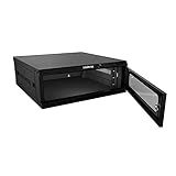 Mini Rack Desmontável De Parede Intelbras Mrd 347 3u X 470mm Preto 4770019