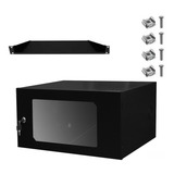 Mini Rack Organizador 5u Acrílica Onix Para Dvr Com Bandeja