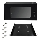 Mini Rack Organizador 5u X 350mm Dvr Cftv Switch Com Bandeja