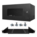 Mini Rack Organizador Padrão 19 5u Acrílico Max C Bandeja