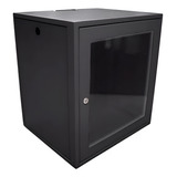 Mini Rack Parede 19 9u X 470mm Preto Bandeja 12 Porca G