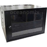 Mini Rack Parede Padrão 19 9u X 470mm Preto Rede Lan Utp nf