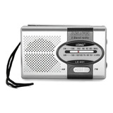 Mini Radio De Bolso Portatil Am fm Fone De Ouvido Le 651
