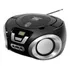 Mini Rádio Microsystem Portátil Mega Star Toca Cd Bluetooth Cor Preto 110v 220v