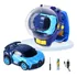 Mini Relógio Infantil Com Controle Remoto Para Carro De Corrida, Cor Da Moldura, Cor De Fundo Azul