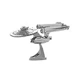 Mini Réplica De Montar Star Trek USS Enterprise NCC 1701 Metal Earth Prata