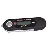 Mini Reprodutor De MP3 Portátil- Cartão De Memória USB Digital Com Visor LCD- Cartão TF De Suporte-