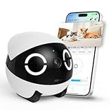 Mini Robótica Com Câmera 2K Câmera Móvel Para Animais De Estimação Bateria Com Duração De Até 25 Dias Botão De Chamada Integrado áudio Bidirecional