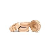 Mini Rodas De Madeira Estilo Passado 5 Cm De Diâmetro Pacote Com 12 Para Artesanato E Carros De Brinquedo DIY Da Woodpeckers