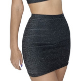 Mini Saia Brilho Lurex