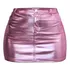 Mini Saia Curtinha Metalizada Feminina Látex C/ Elasticidade